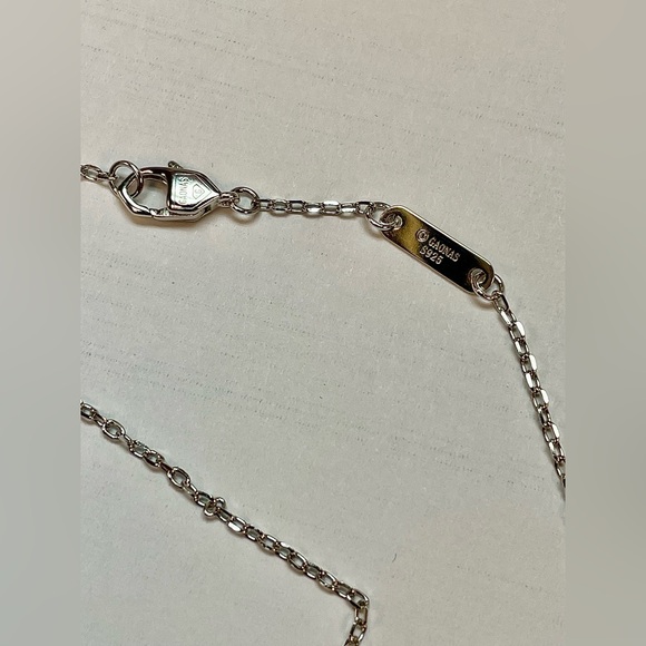 New Never Worn 🎁✨.. GAONAS Sterling Silver Stationary Pearl Pendant Necklace - Picture 6 of 7